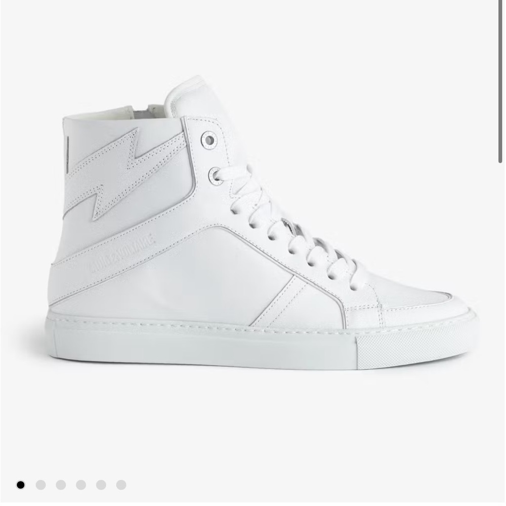 White High-Top Sneakers